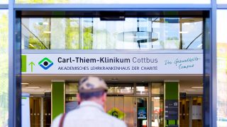 Carl-Thiem-Klinikum in Cottbus am 11.04.2024. (Quelle: IMAGO)