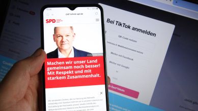 Bundeskanzler Olaf Scholz (SPD) jetzt auf TikTok, Foto: IMAGO/Hanno Bode